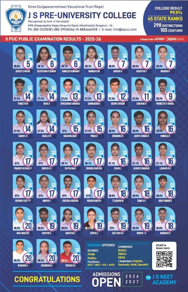 J S Pre -University College.